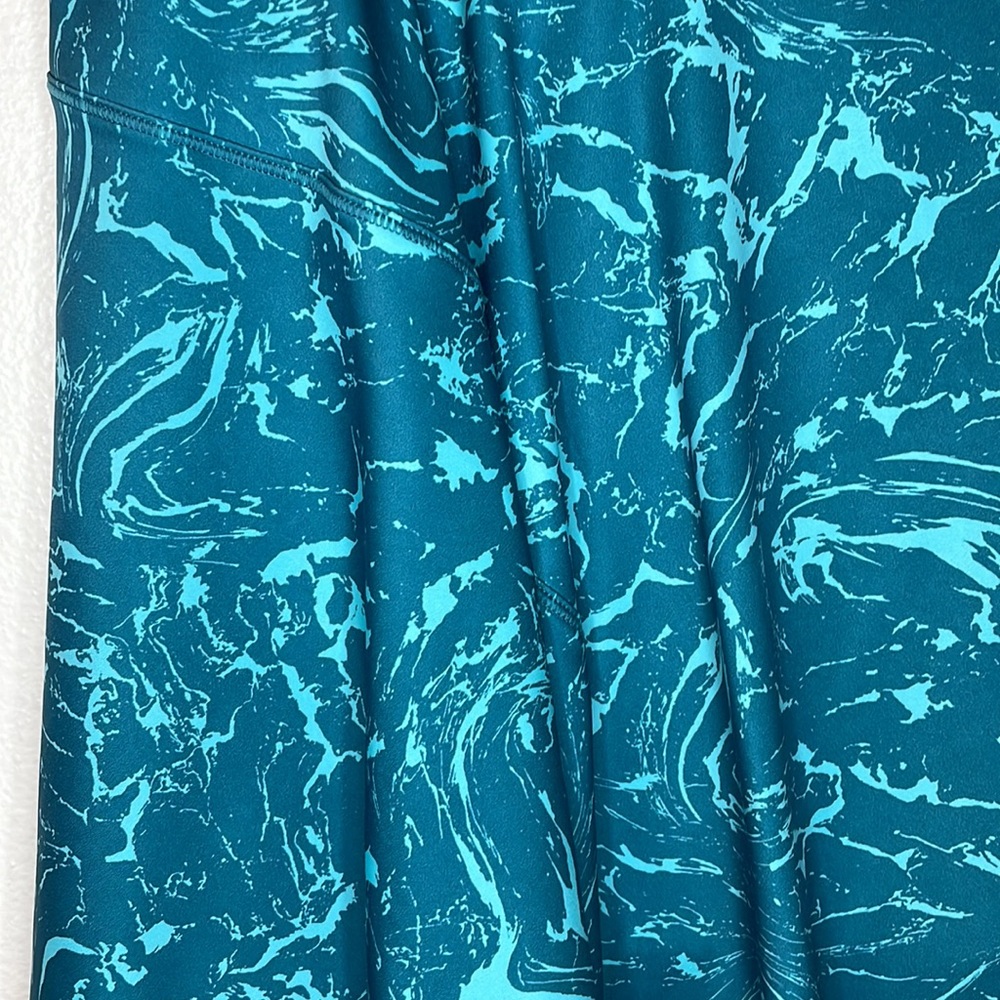 Athleta Teal Patterned Skort - image 4